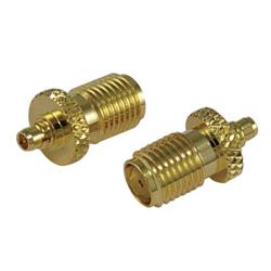 同轴适配器，MMCX插头/SMA插座（母头）的图片