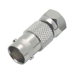同轴线缆适配器，BNC母头/F型公头，75 Ohm的图片