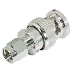 同轴线缆适配器，BNC公头/SMA公头的图片