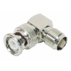 同轴线缆适配器，BNC公头/TNC母头，直角式的图片