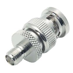 同轴线缆适配器，BNC公头/SMA母头的图片