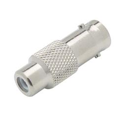 同轴线缆适配器，BNC母头/RCA母头,50 Ohm的图片