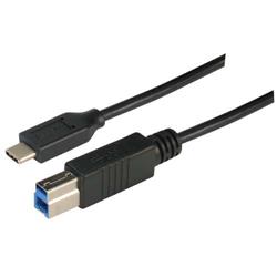 USB 3.0线缆，直通Type-C/直通B型，0.5米的图片