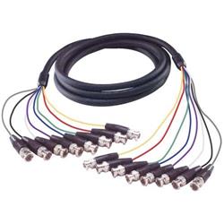 特优型多同轴线缆，8个BNC公头/公头，10.0ft/3m的图片