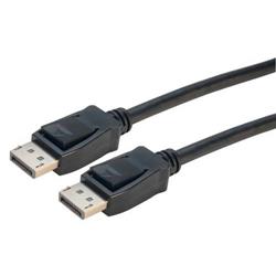 DisplayPort线缆，薄型公头/薄型公头，黑，0.5米的图片