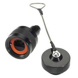 加固型RJ45插头，阳极化抛光，适用于外径为0.19.0in0-0.270in/0.5-0.7cm的线缆，带防尘帽的图片