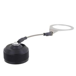 防尘帽和挂绳圈，用于加固型防松螺母插座，阳极铝抛光的图片