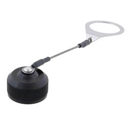 Dust Cap + Lanyard for Ruggedized Jam-Nuts, Electroless Nickel的图片
