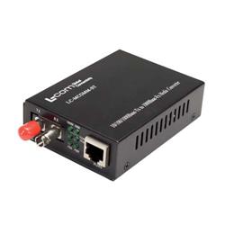 L-com以太网媒体转换器，10/100/1000TX RJ45至1000SX多模ST，2公里的图片