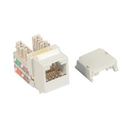 OCC超5类Keystone水晶头母座，110/RJ45，EIA568A/B，亮白的图片