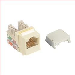 OCC超5类Keystone水晶头母座，110/RJ45，EIA568A/B，白的图片
