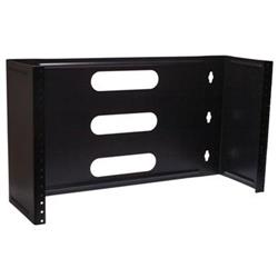 L-com Hinged 19" Wall Mount Rack - 6" Depth - 6U的图片