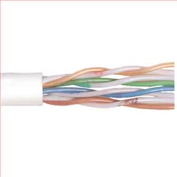 超5类UTP线缆，4对24AWG多股导线，白，1000英尺（305米）的图片