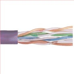 6类UTP线缆，4对24AWG多股导线，紫，1000英尺（305米）的图片