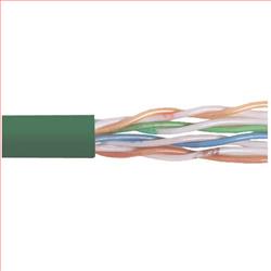 超5类UTP线缆，4对24AWG多股，绿，1000英尺（305米）的图片