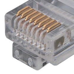 RJ45水晶头防护盖,,袋装, 50 只/袋, 红色的图片