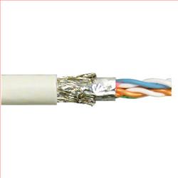Category 5E SF/UTP PVC 24 AWG 4-Pair Solid Conductor UV Gray, 1KFT的图片