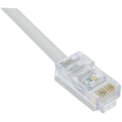 6类阻燃级跳线，RJ45/RJ45，白，3英尺（0.9米）的图片