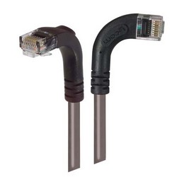 超5类直角型跳线，直角右出线/直角下出线，灰，7英尺（2.1米）的图片