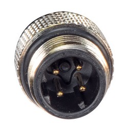 超5类M12 4针D编码SF/UTP工业级线缆，M12公头/RJ45，2米的图片