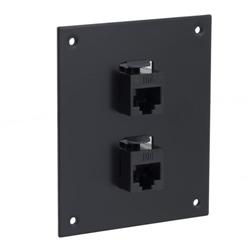 通用系列面板，带两个超6类耦合器，RJ45直通布线的图片