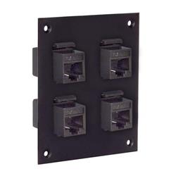 通用子面板，4个超5类耦合器，RJ45直通型的图片