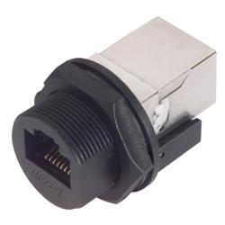 IP67面板安装RJ45耦合器，直通型，屏蔽式的图片