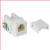 3类Keystone插座，110/RJ12 EIA568/USOC，白色的图片