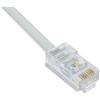 6类阻燃级跳线，RJ45/RJ45，白，3英尺（0.9米）的图片